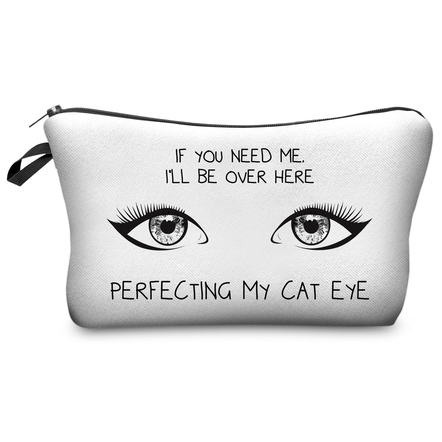 Letter Print Women's Cosmetic Clutch Multifunctional Storage Bag