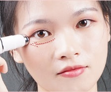 Introduce massage sticks to the bags under the eyes