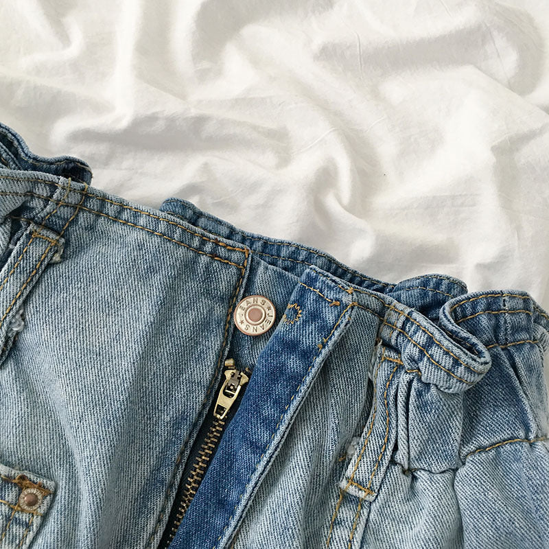 elastic waist shorts