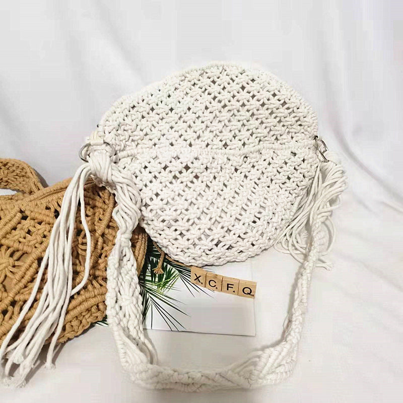 Creative Solid Color Cotton Thread Ingot Bag