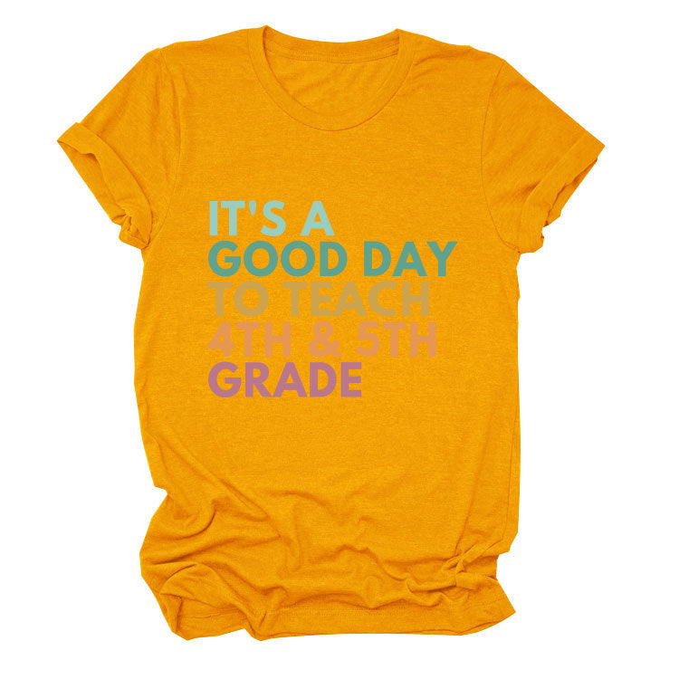 Simple Casual Round Neck Women's Short Sleeve