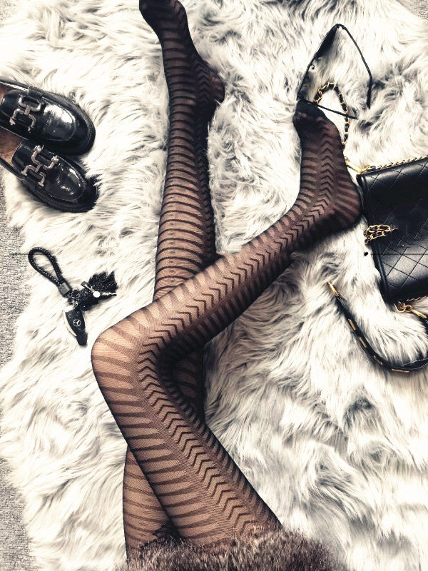 Fashion Sexy Women's Black Transparent Pantyhose