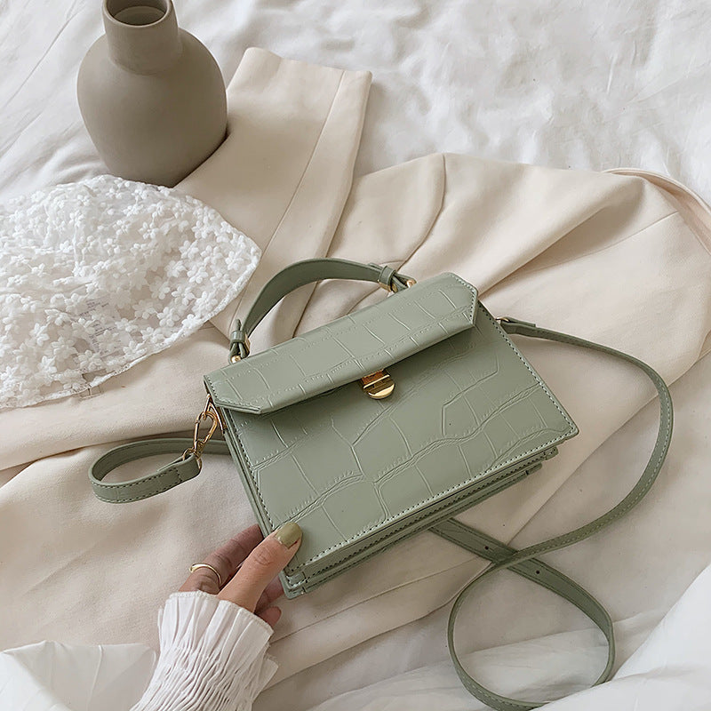 Stone embossed crossbody bag