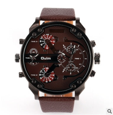 Ou Lei Boys Big Plate Watch Quartz Belt Watch Big Disc Popular Watch