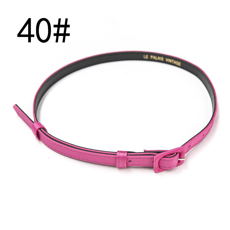 Universal With Candy-colored Superfine Satin Delicate Belt