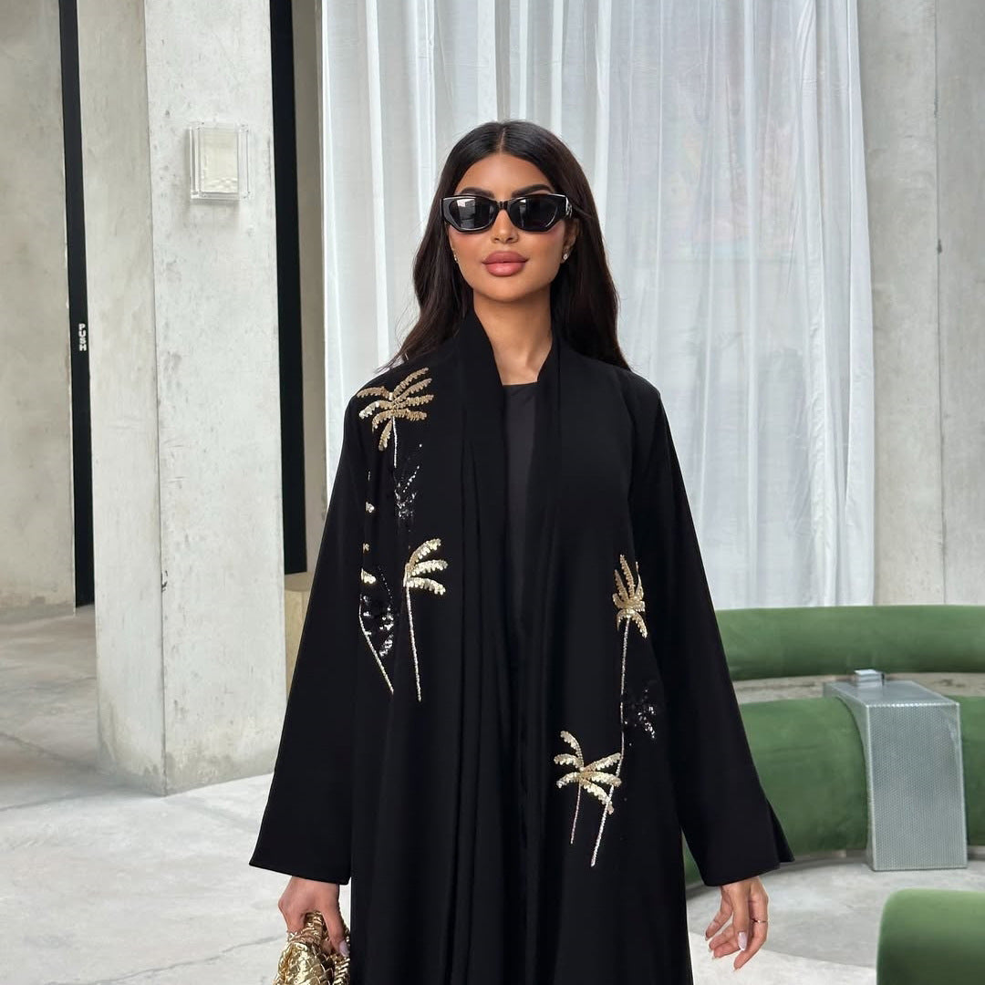 Fashion Muslim Women's Wear Embroidered Robe