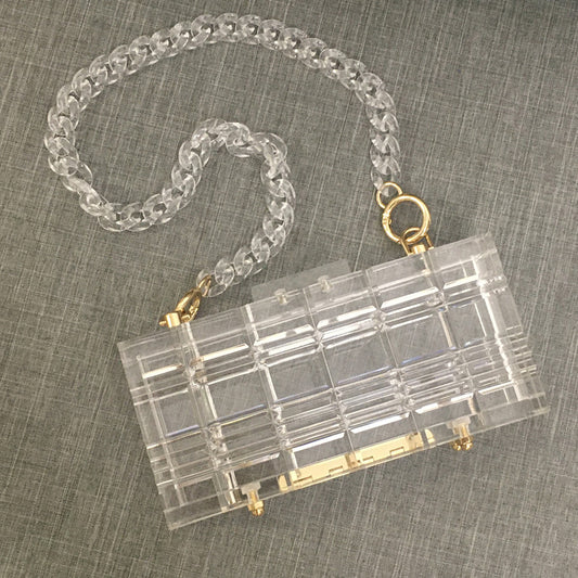 transparent clutch