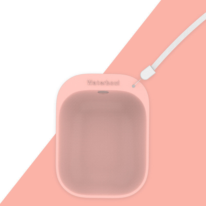 Candy-colored Pet Portable Drinking Bowl