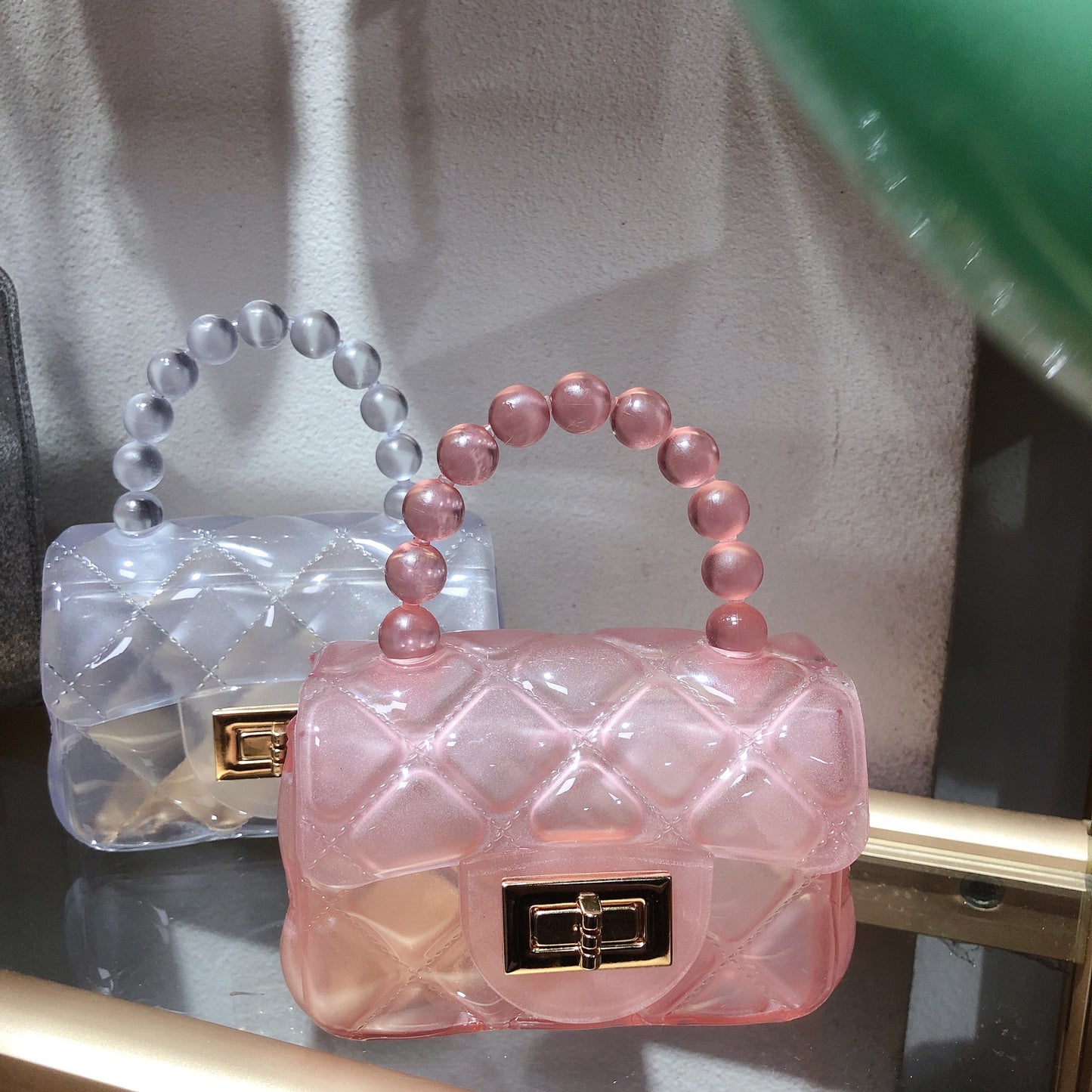Chain Pearl Messenger Bag