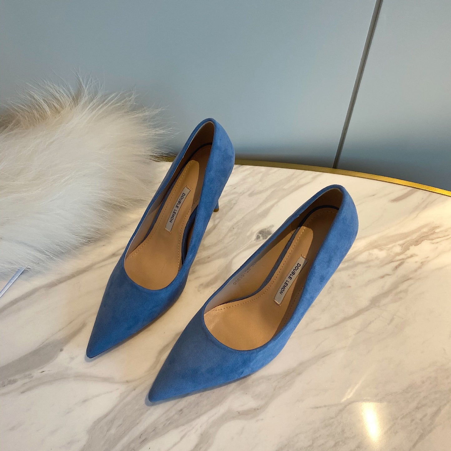 Simple Temperament OL Commuter Shallow Stiletto Heel Shoes Women's Shoes