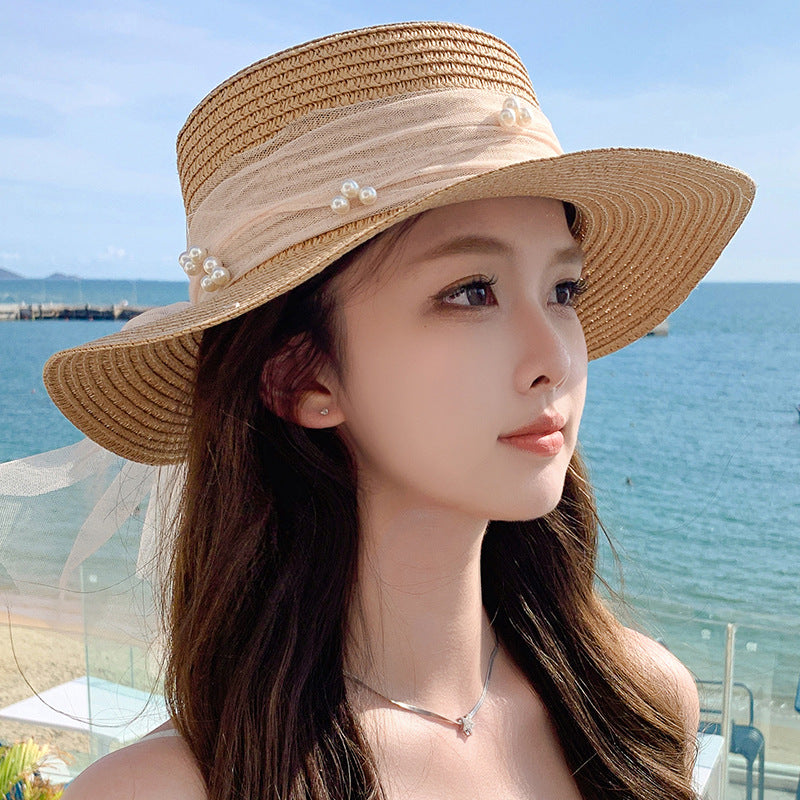 Fashion Summer Bow Ribbon Hat