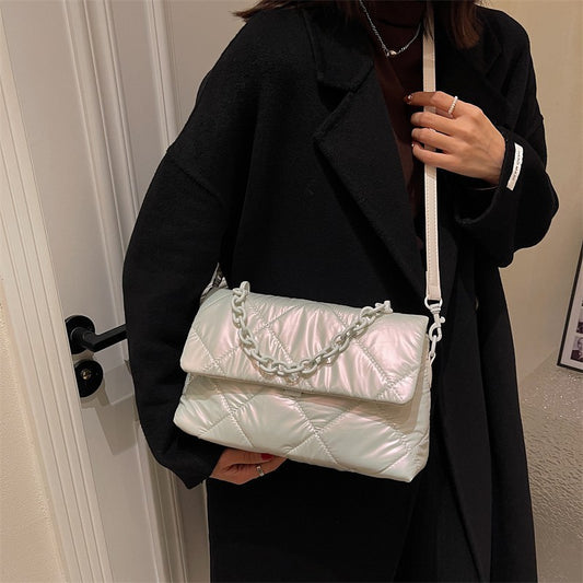 Ladies One Shoulder Crossbody Underarm Bag Down