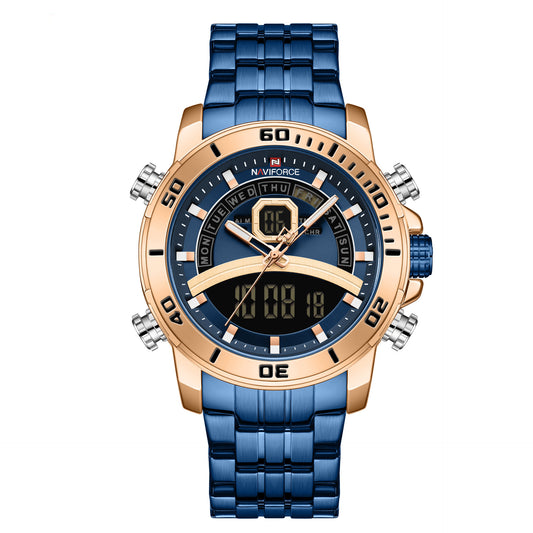 NAVIFORCE Steel Band Quartz Watch