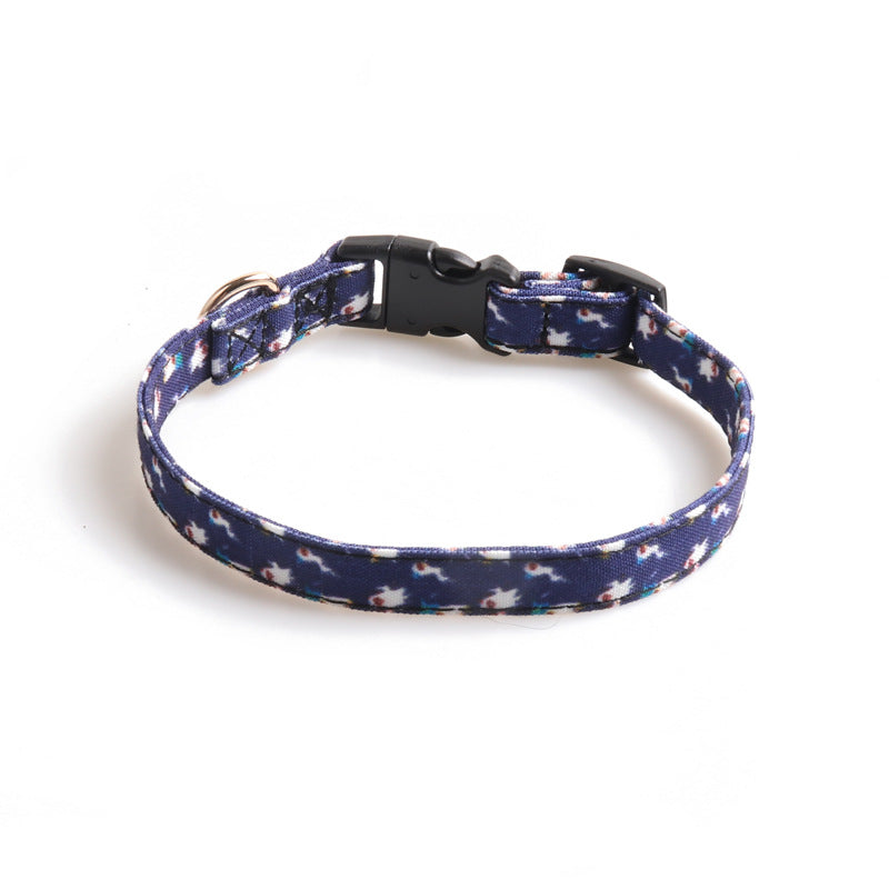 Halloween series pet collar bowknot pumpkin ghost pattern