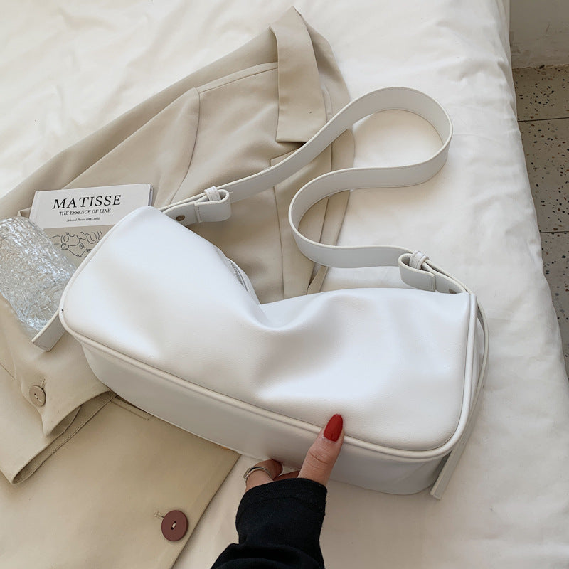 Macaron Underarm Bag Simple Large Capacity Crossbody Shoulder Bag