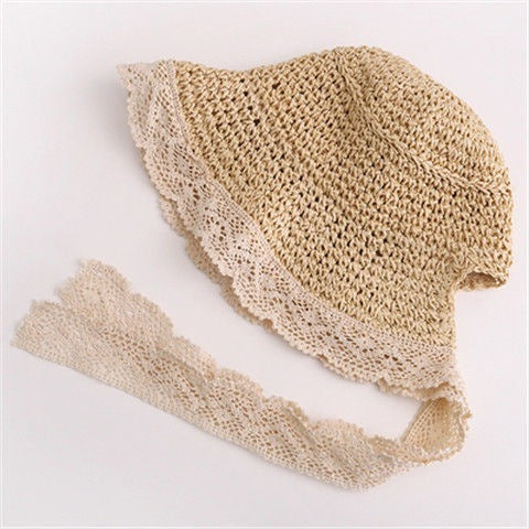Lace Large Head Circumference Ladies Sun Protection Hat