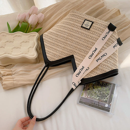 Stor dame shopper- og pendler-håndtaske