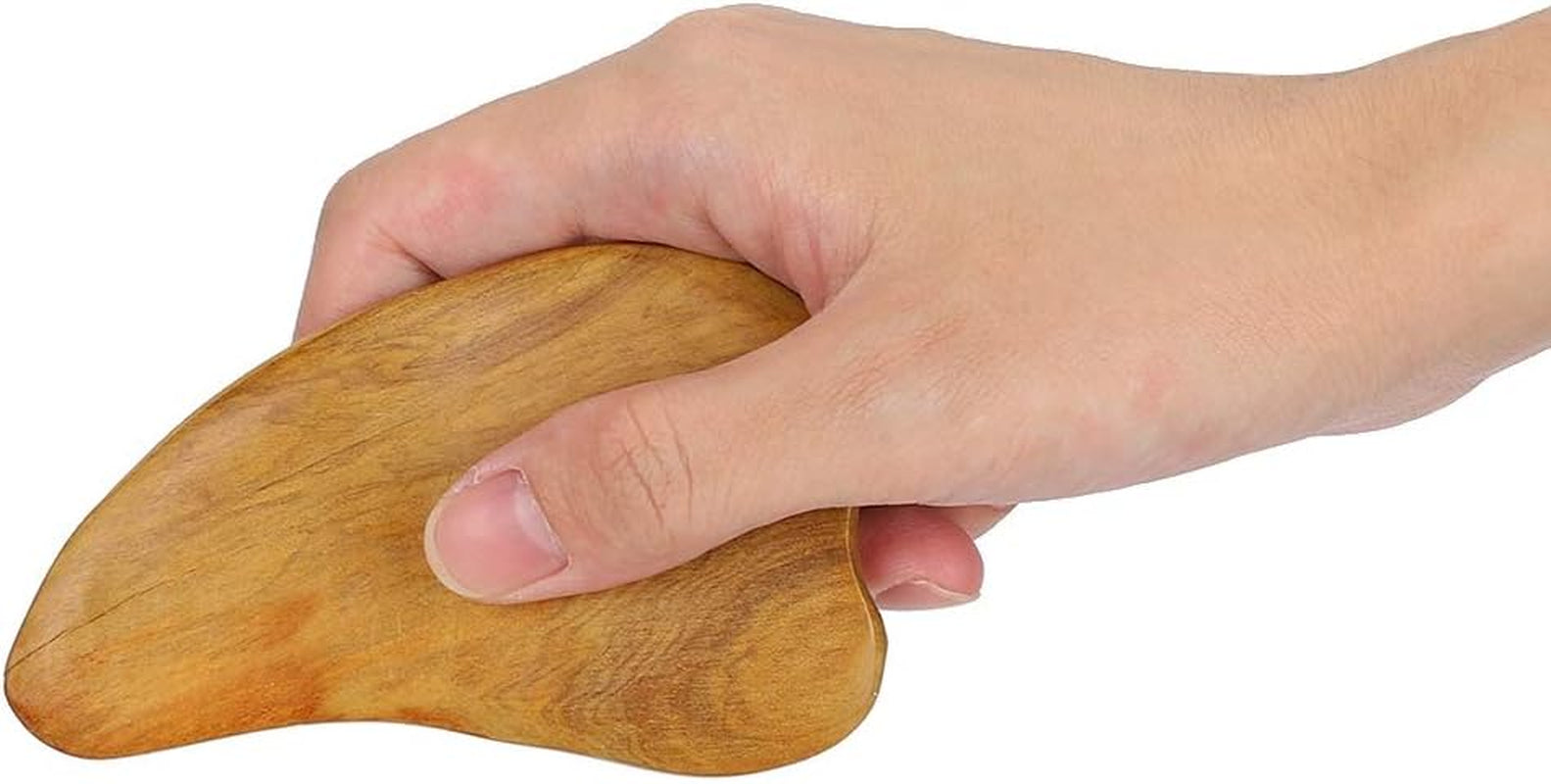 Tablero De Raspado, Tablero De Raspado De Madera Masaje De Cuello Facial Alivio Del Dolor Muscular Herramienta Gua Sha, Placa De Raspado De Masaje Reduce El Estrés Corporal(01)