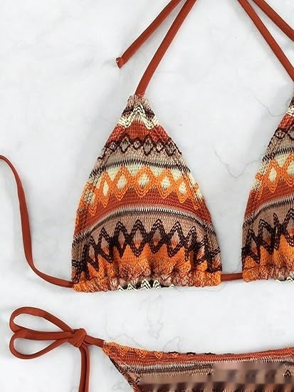 Knitted Sexy Bikini Summer Beach Swimsuit For Women