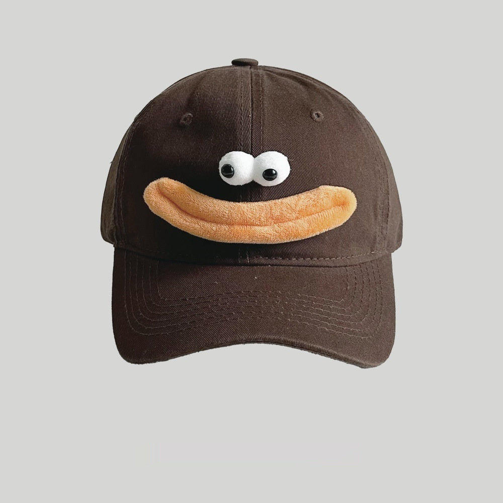 Women's Korean-style Cute Cartoon Peaked Cap