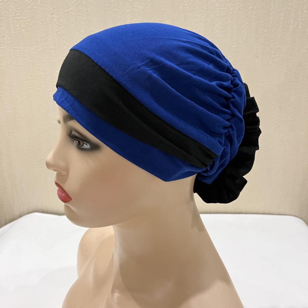 Fashion Double Color Board Bead Caps