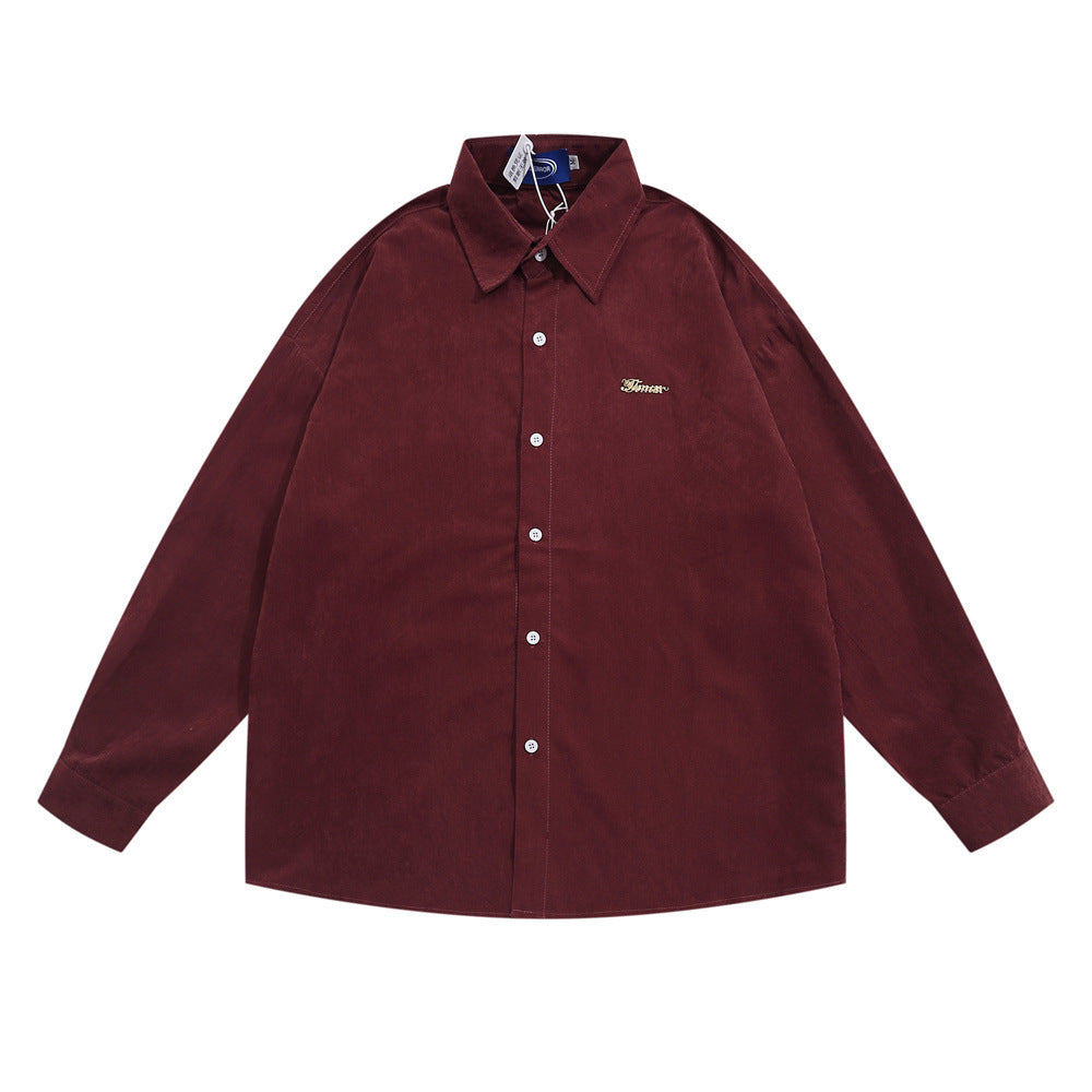 Casual Long-sleeved Shirt Men's Coat