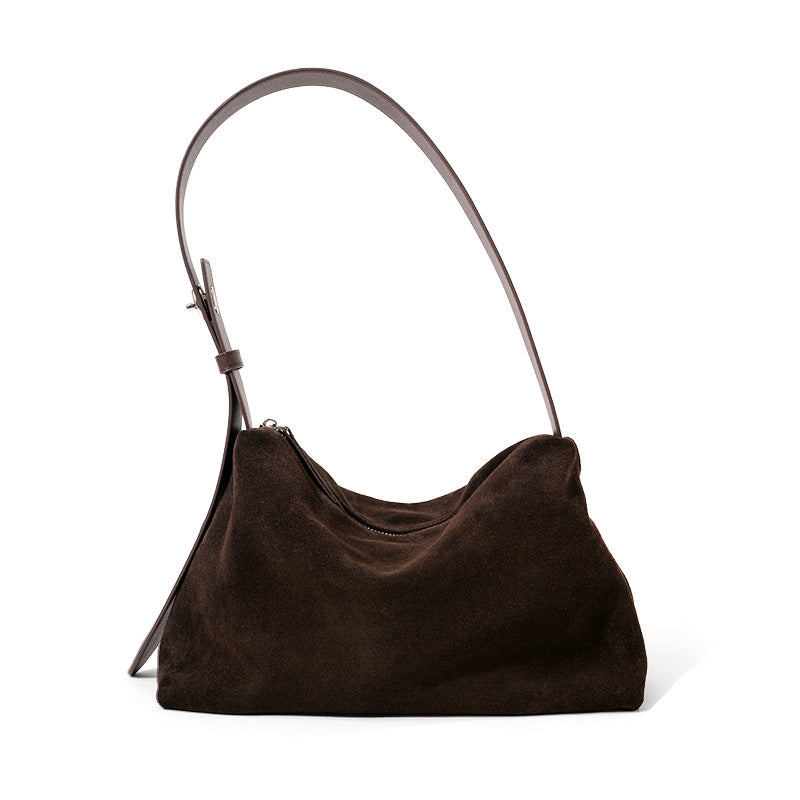Womens Genuine Leather Bag High-Gloss Matte Cowhide Tote