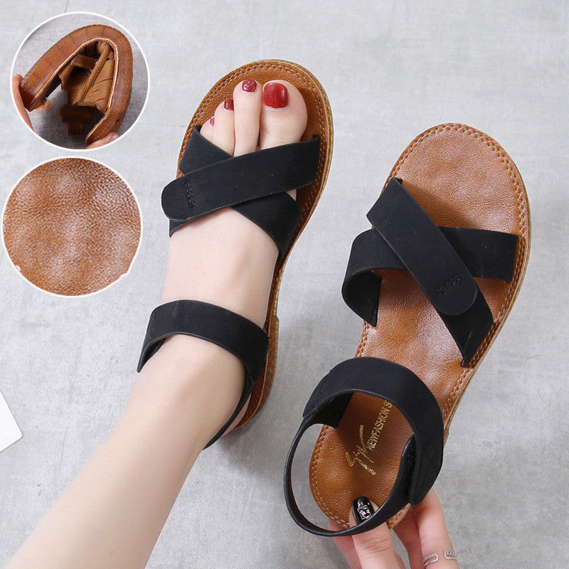 Tendon Sole Sandals Flat Shoes