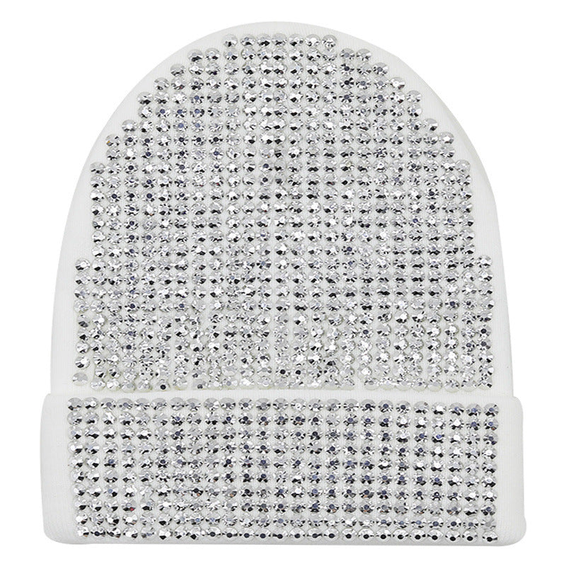 New Diamond Solid Color Handmade Wool Hat