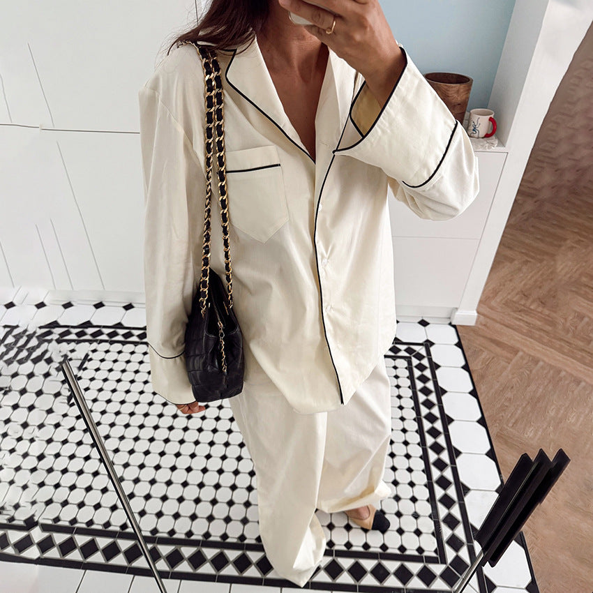 Womens Loose And Comfortable Homewear Two-piece Set