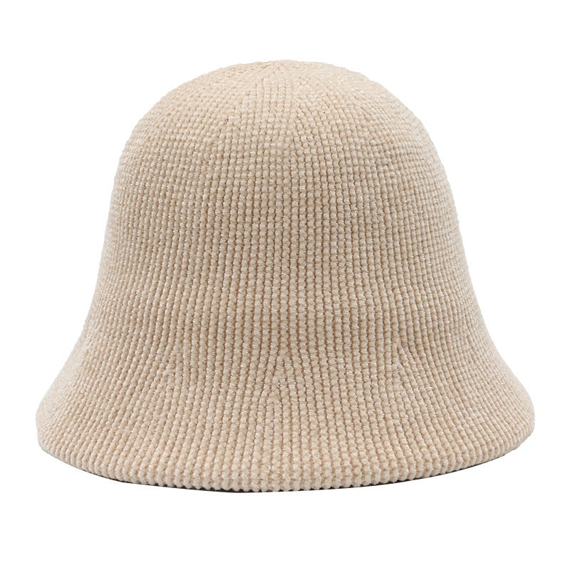 Warm Women's Chenille Fisherman's Hat Versatile Casual Knitting