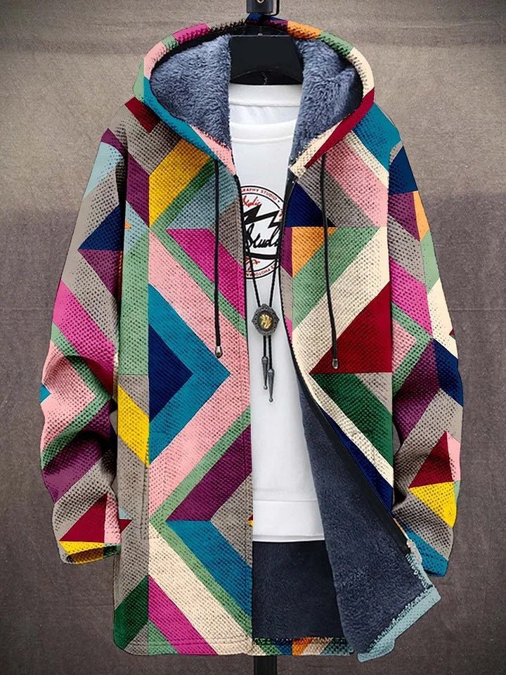 Fashionable Digital Printed Fleece Men's Jacket