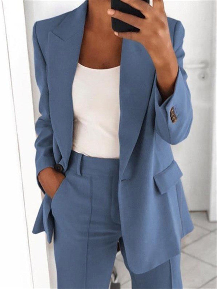 Collared Slim Fit Cardigan Elegant Outerwear