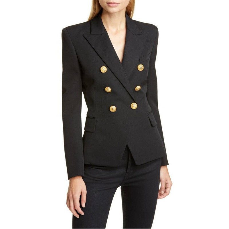 Solid-color Fashionable Casual Suit Jacket