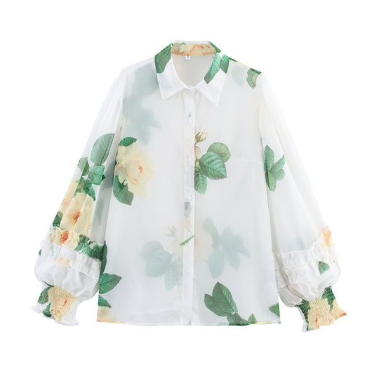Long Sleeve Printed Shirt