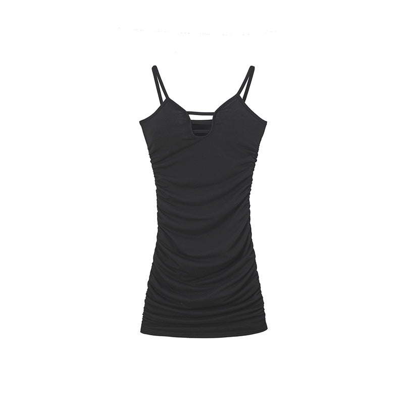 Hollow-out Body-hugging Knit Slip Dress Thats Easy To Style