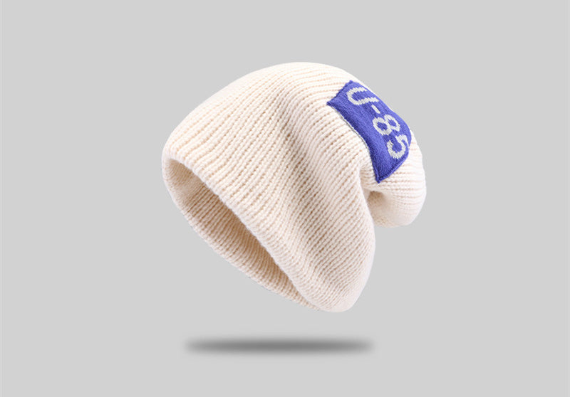 Women's Large Head Circumference Warm Knitted Hat