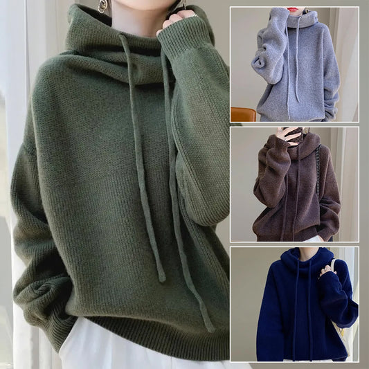 Dame Sweater Tyk Dovne Stil Alsidig Langærmet Efterår Vinter Varm Hverdag Sweater Til Kvinder