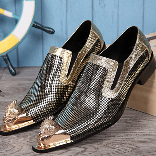 Pointed Toe Fashion Trend Leather Shoes Fashion