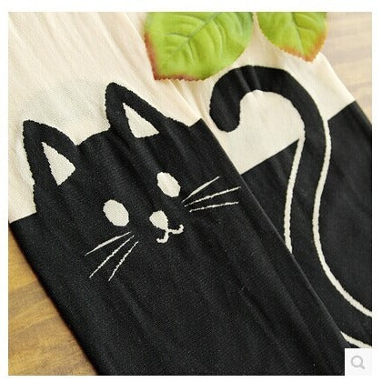 Cat Over The Knee Stockings Stitching Stockings