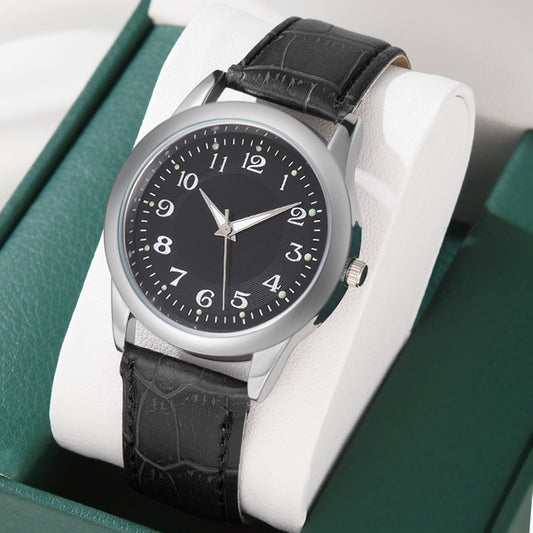 Men's Leather Belt Quartz Watch