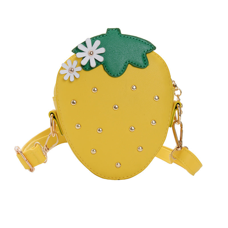 Strawberry shape messenger bag coin purse