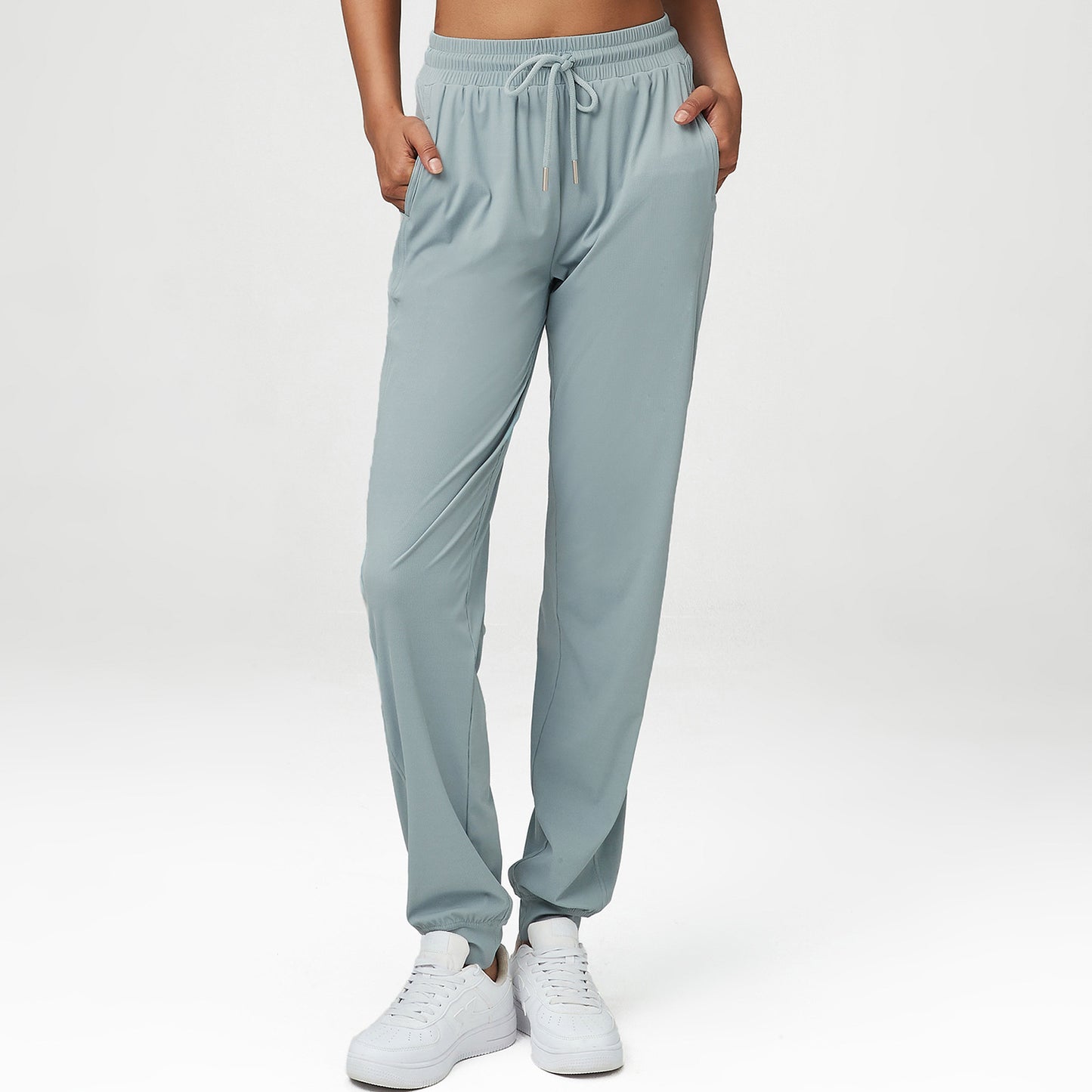 Women's Mid Waist Loose Track Pants