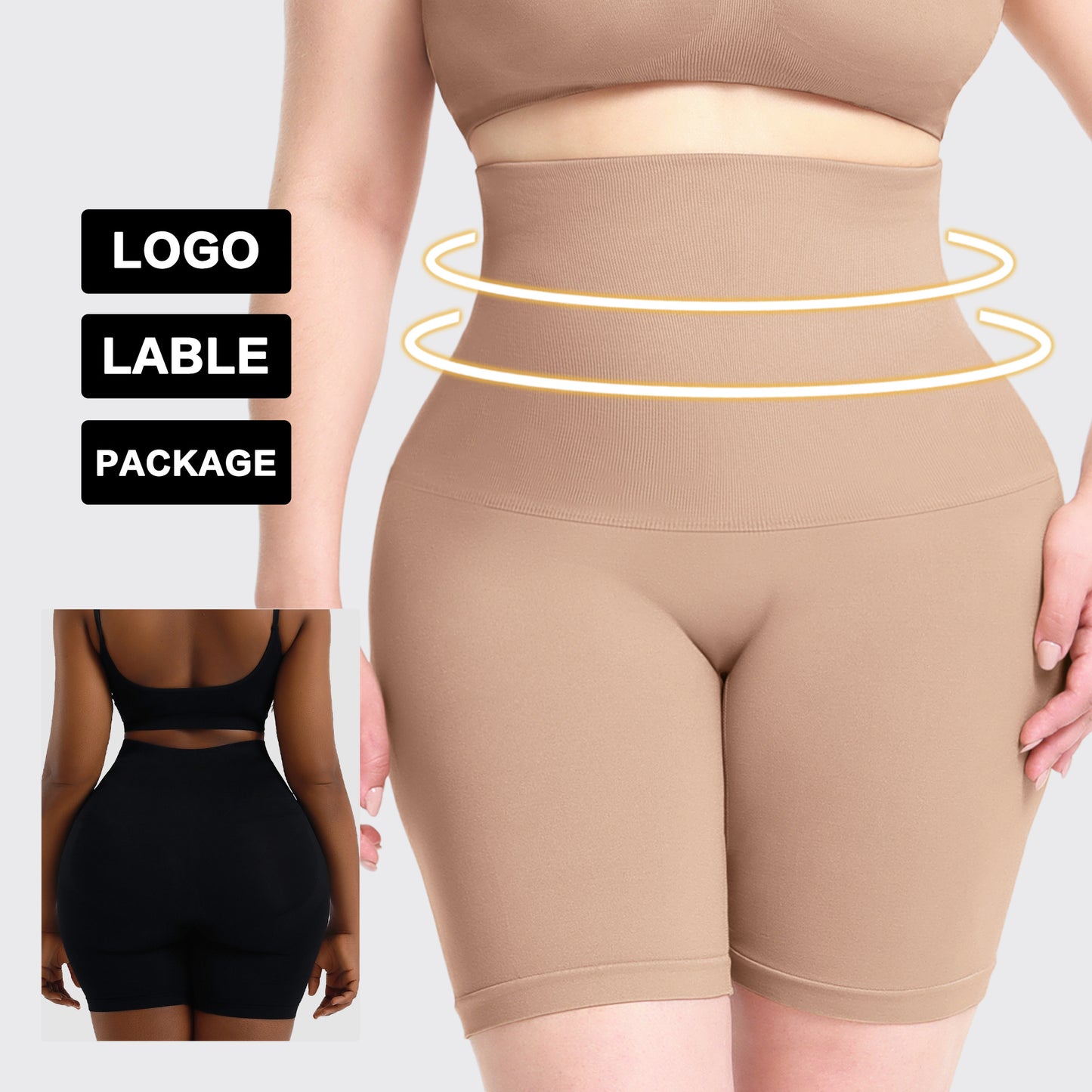 Enhanced Version Received Belly High Waist Safety Corset Without Curling Shaping Pants
