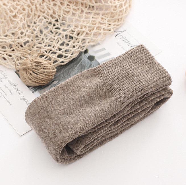 Women's Japanese College Style Terry Knee Socks Warm