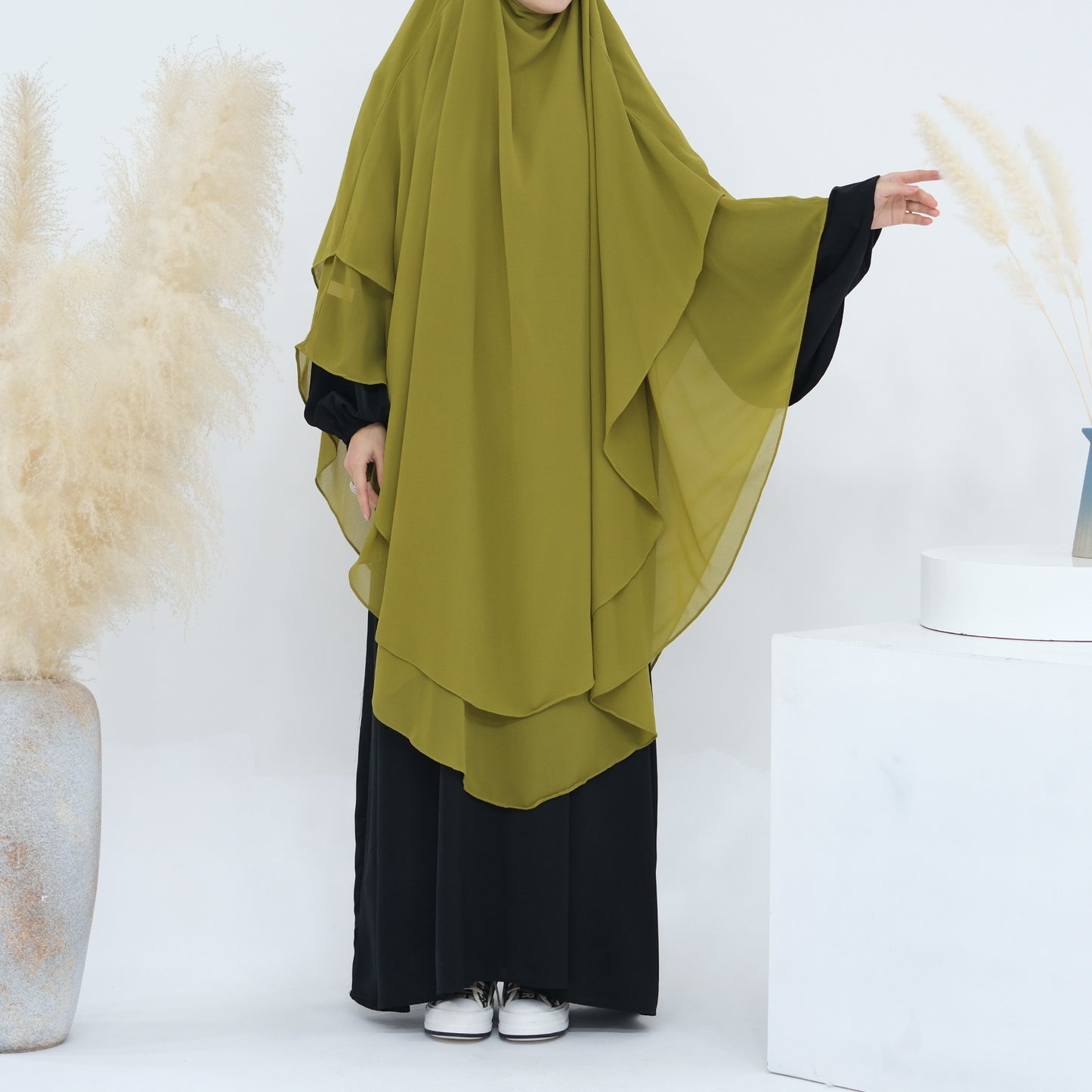 Big Swing Headscarf Middle East Solid Color