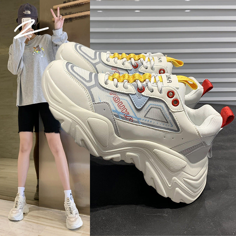Women's platform casual sports shoes
