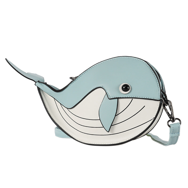 Whale soft side crossbody bag