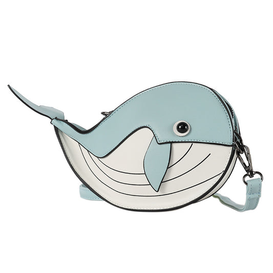 Whale soft side crossbody bag