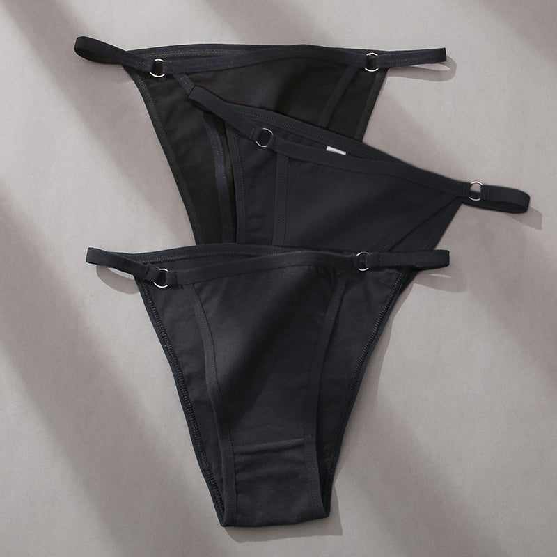 Women's Low Waist Ring Sexy Shorts